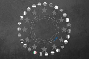 bandiera europa - paesi europei